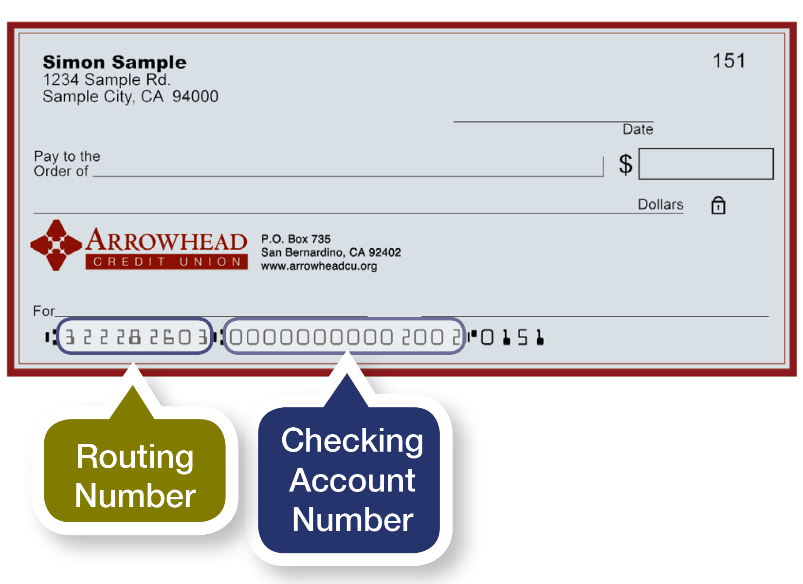 how to find routing number without check keybank