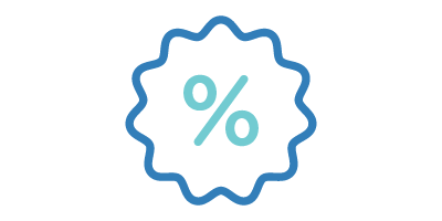 % Badge