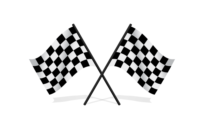 checkered flags