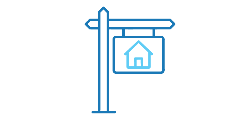 home for sale sign