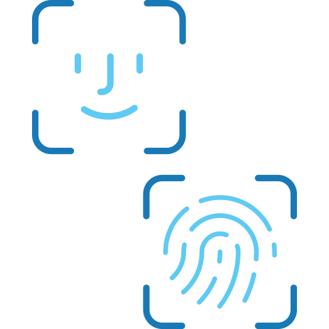 face and touch ID icon
