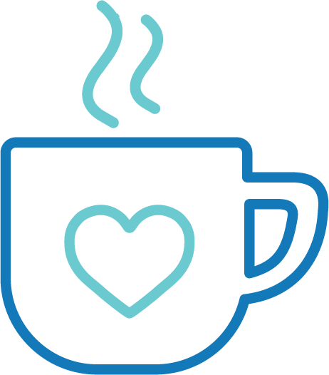 coffee mug with heart