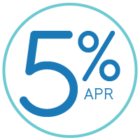 5% APR