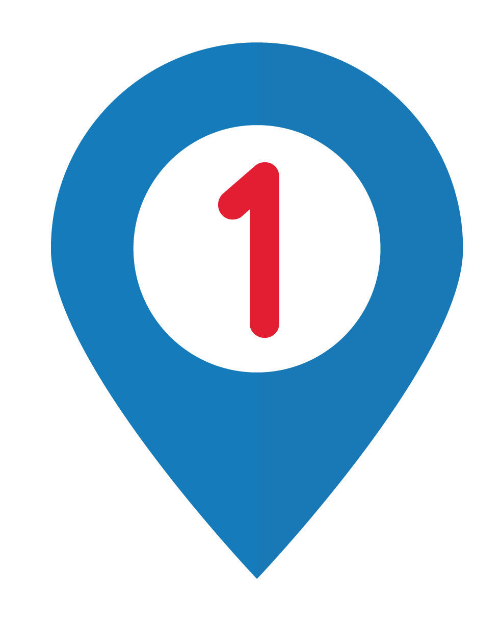 location pin # 1