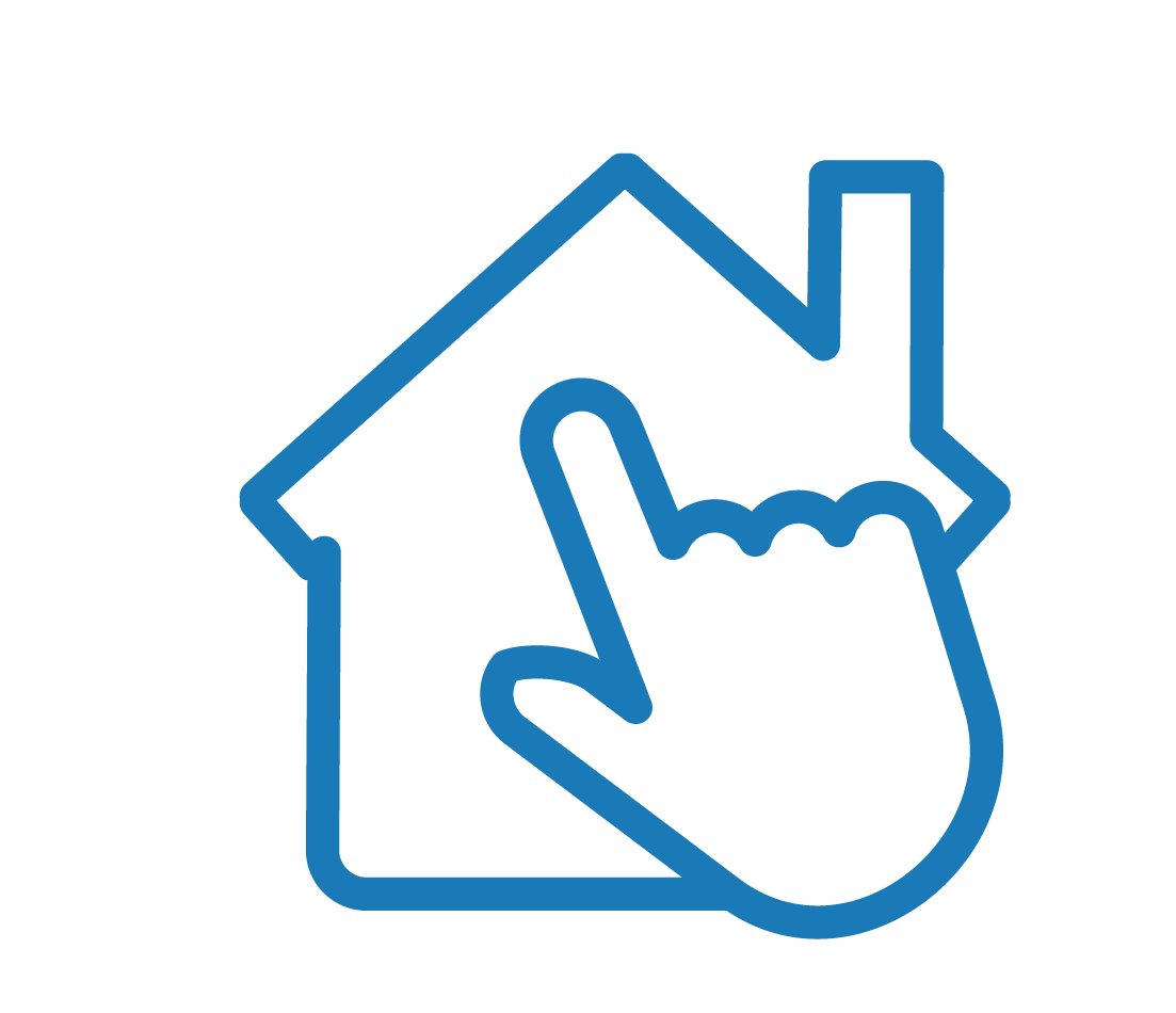 cursor hand on home